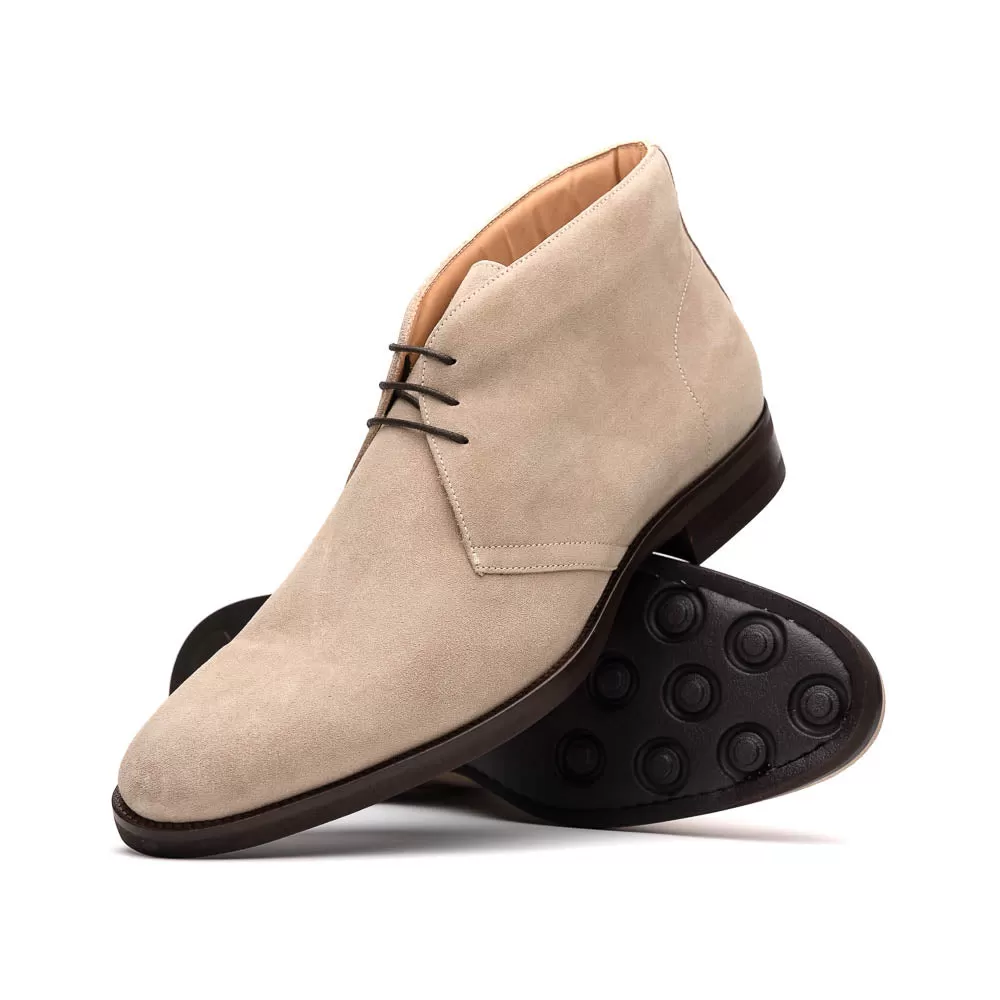 46-592-SND MARCO Suede Calfskin Chukka Boot Sand