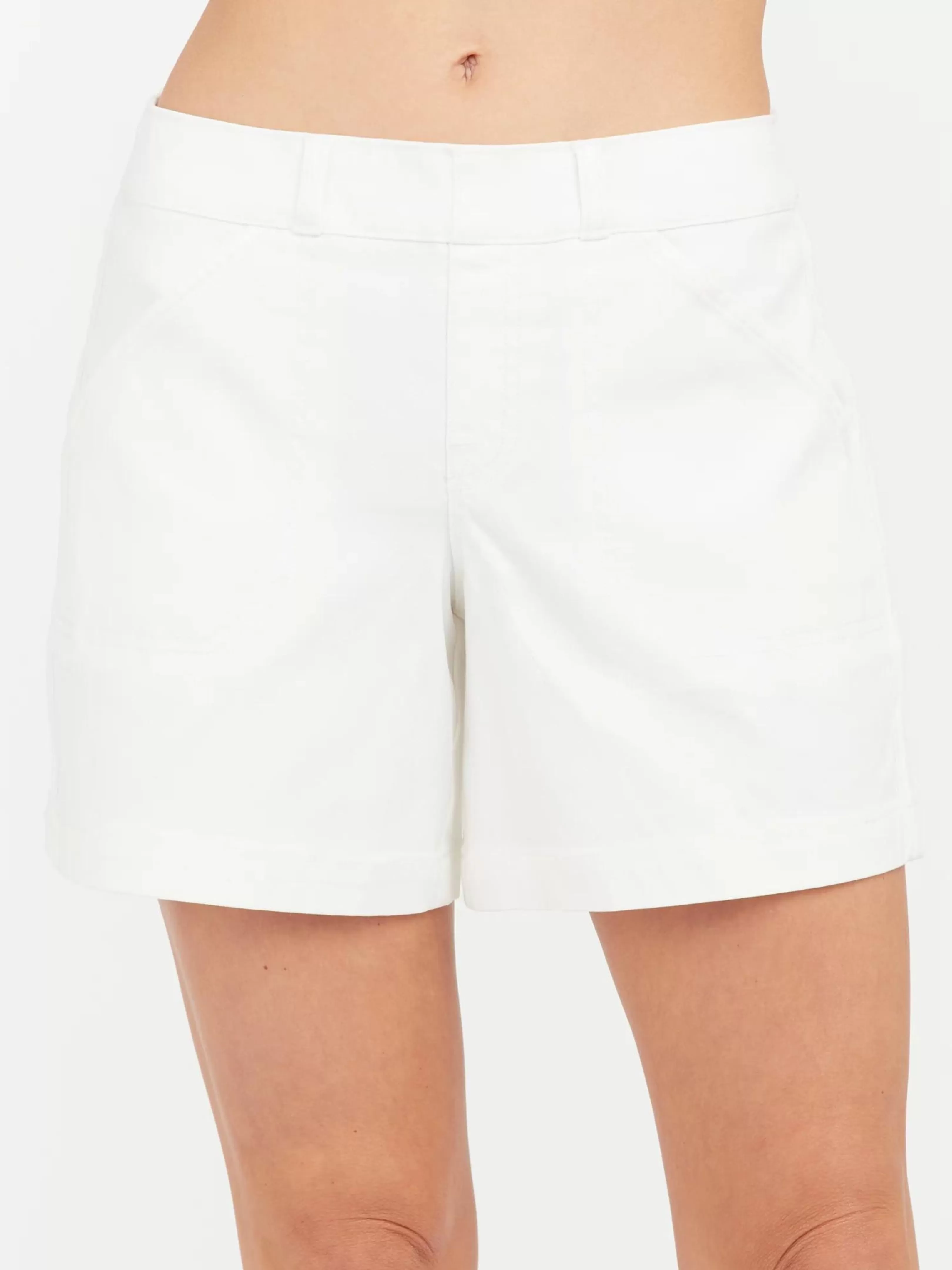 6 Twill Shorts - Bright White