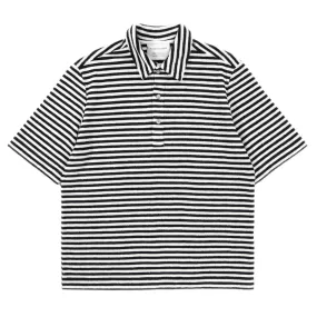 A KIND OF GUISE LINO SHIRT OREO STRIPE