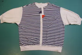 Accents by Joyce Vintage 80's Striped Nautical Red White Blue Shirt