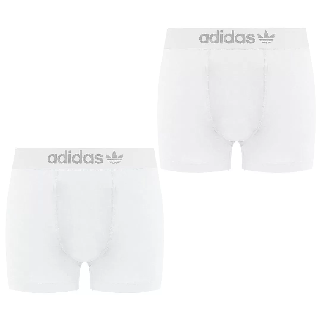 Adidas 2-Pack Comfort Flex Mens White Boxer Shorts