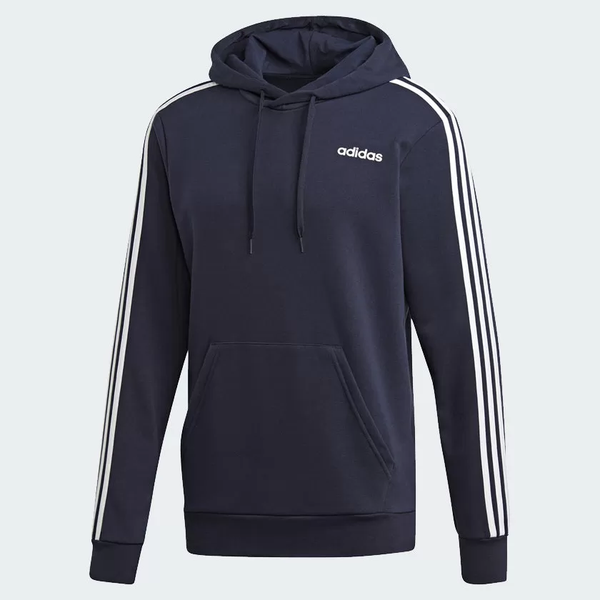 Adidas Essentials Men's 3 Stripe Hoodie DU0499