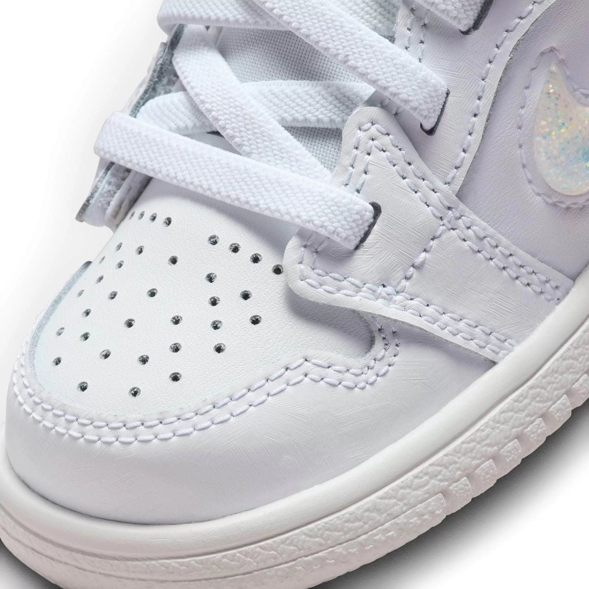 Air Jordan 1 Low "Glitter Swoosh" - Toddler's