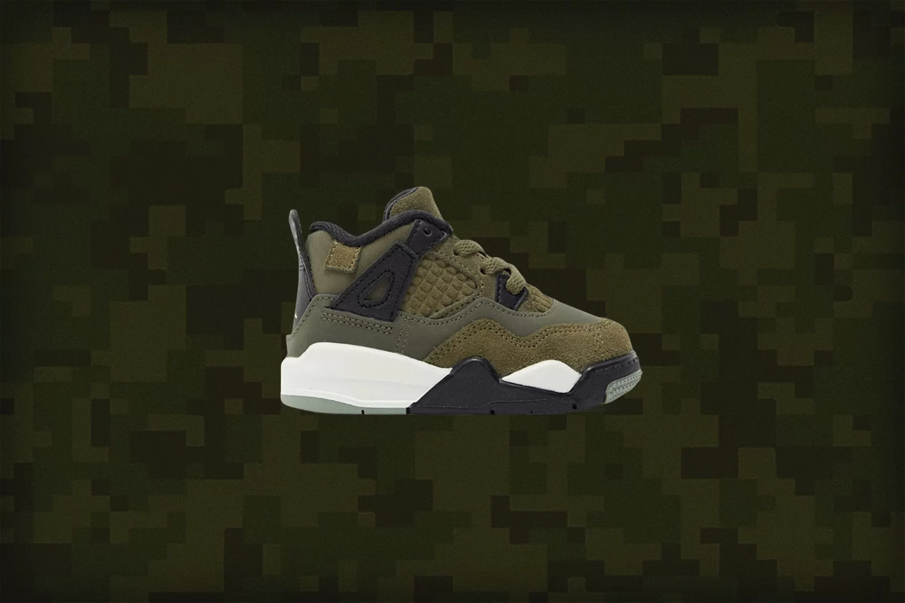 Air Jordan 4 Retro SE Craft (TD) - Medium Olive/Pale Vanilla/Cargo Khaki