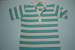 Aureus Vintage Striped Polo Tennis 80's Golf Shirt