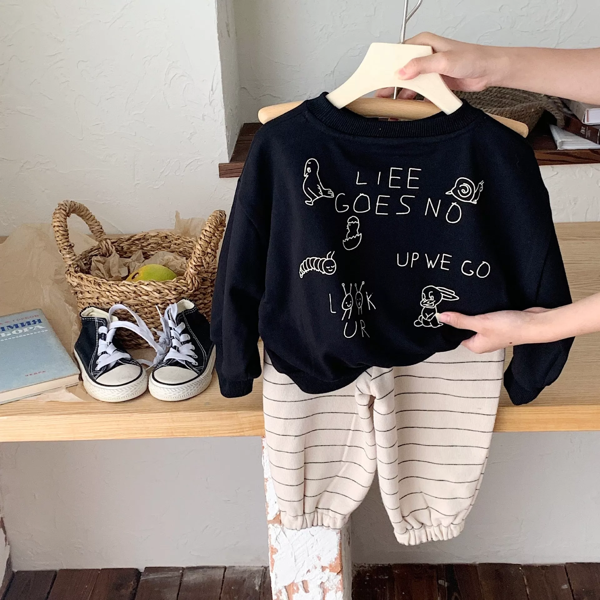 Baby Kid Boys Letters Print Tops Wholesale 23113090