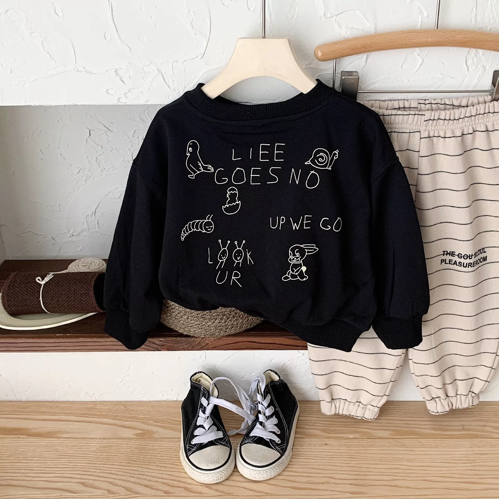 Baby Kid Boys Letters Print Tops Wholesale 23113090