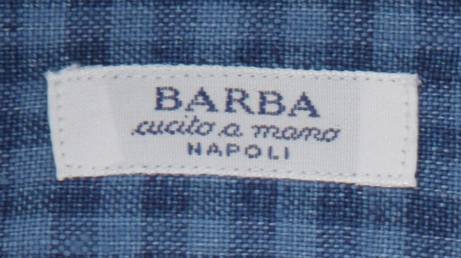 Barba Napoli Blue Shirt - Slim