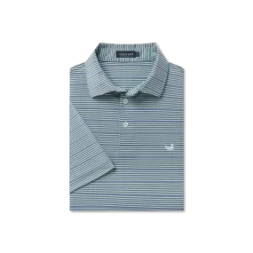 Bermuda Performance Polo - Chenier Stripe