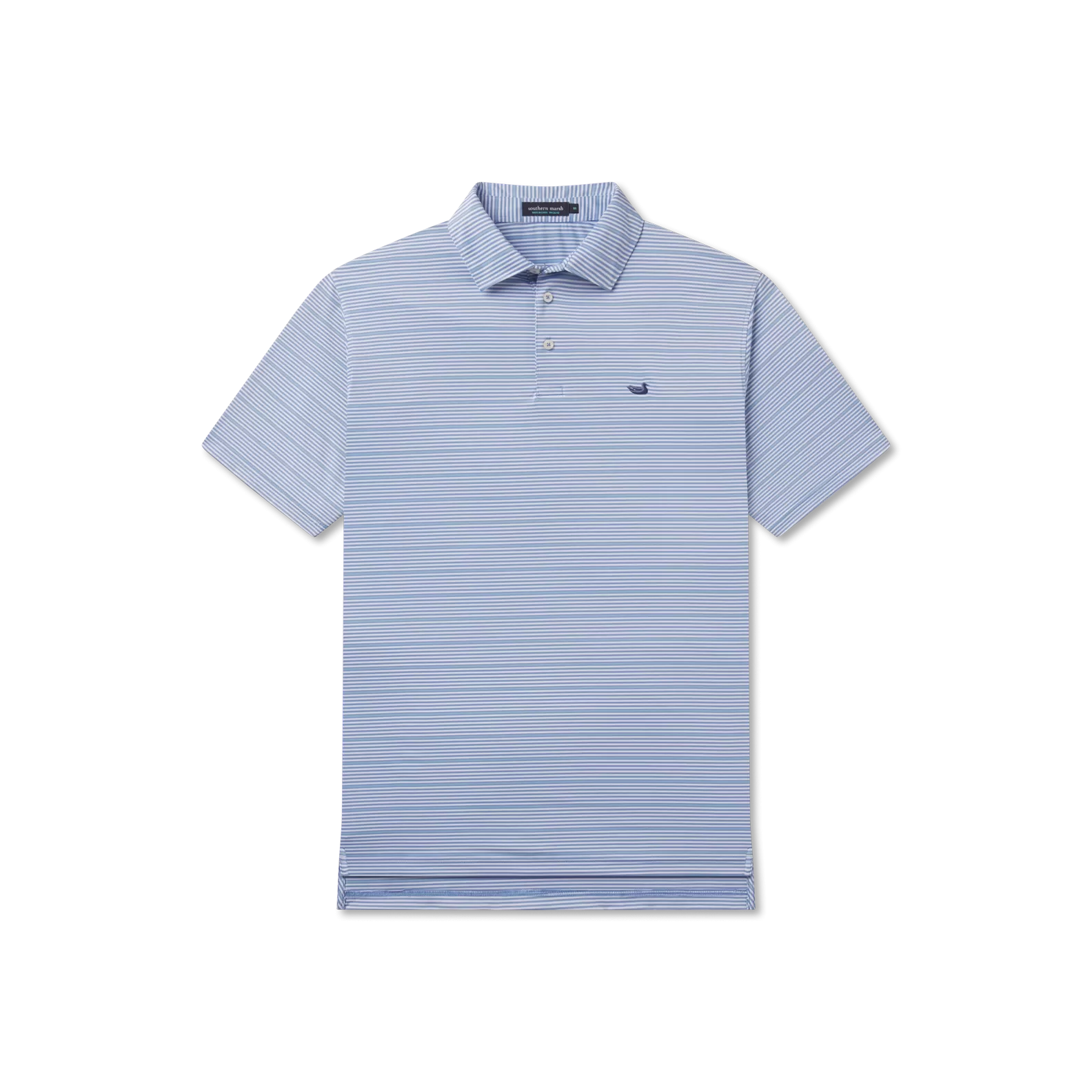 Bermuda Performance Polo - Chenier Stripe