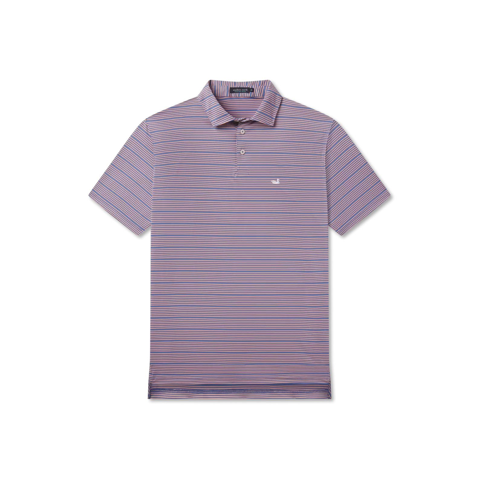 Bermuda Performance Polo - Chenier Stripe