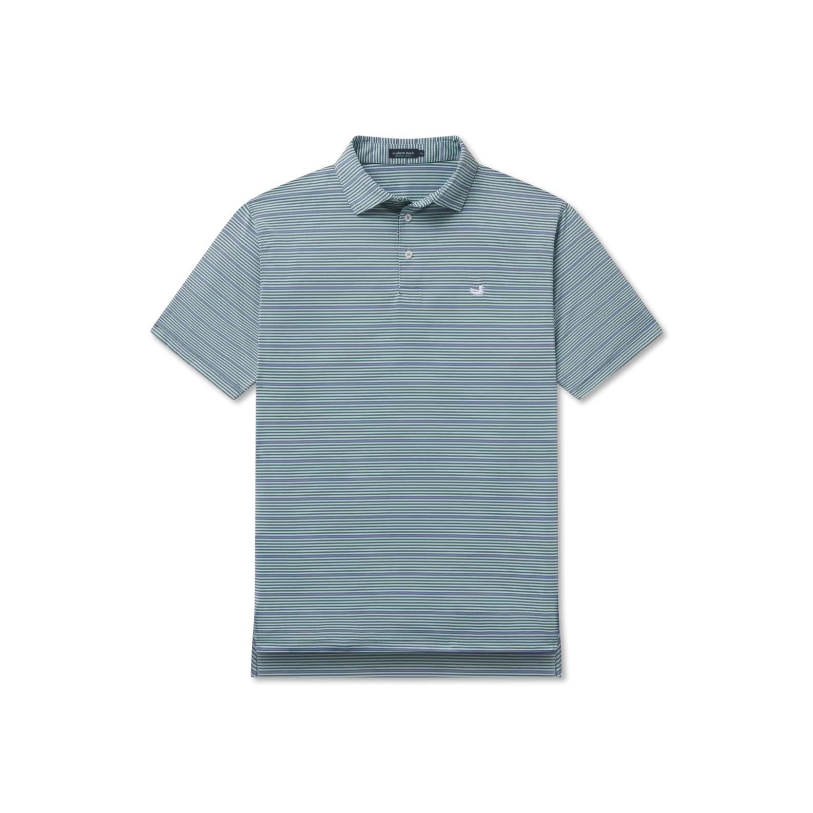 Bermuda Performance Polo - Chenier Stripe