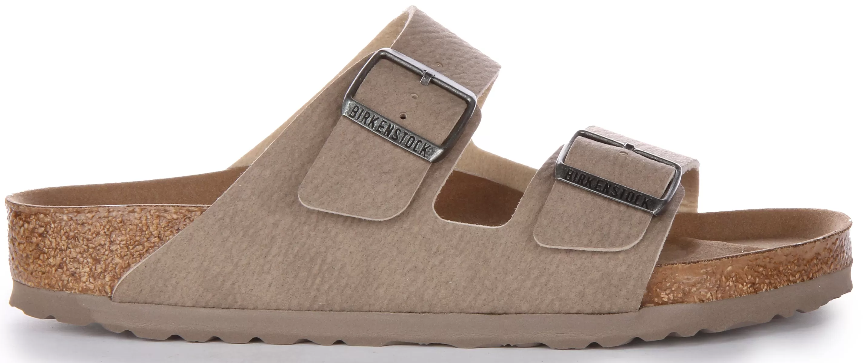 Birkenstock Arizona Vegan In Taupe | Regular Fit