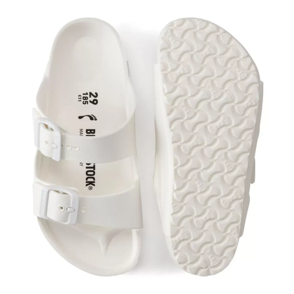 Birkenstock Girl's (Sizes 35-36) Arizona White EVA