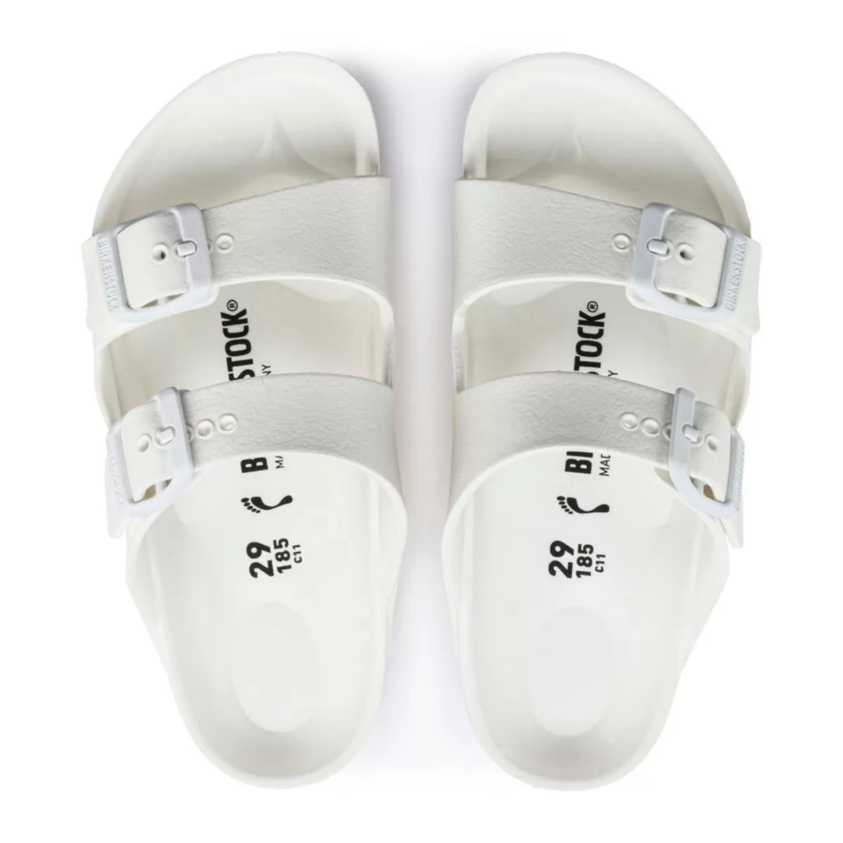 Birkenstock Girl's (Sizes 35-36) Arizona White EVA