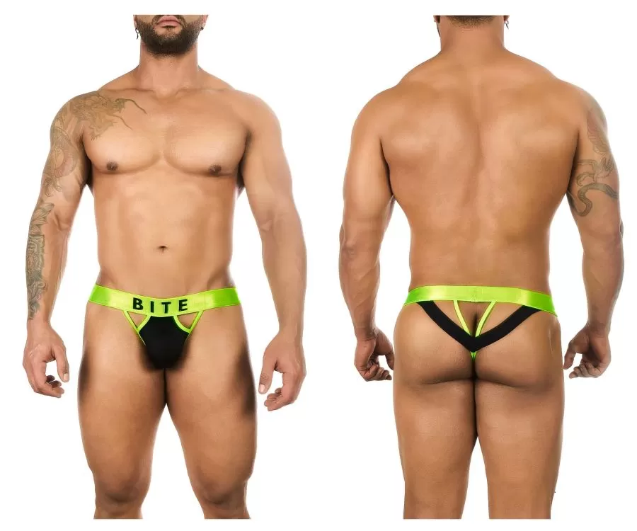 BiteWear BW2023109 Bite My Cherry Thongs Color Green