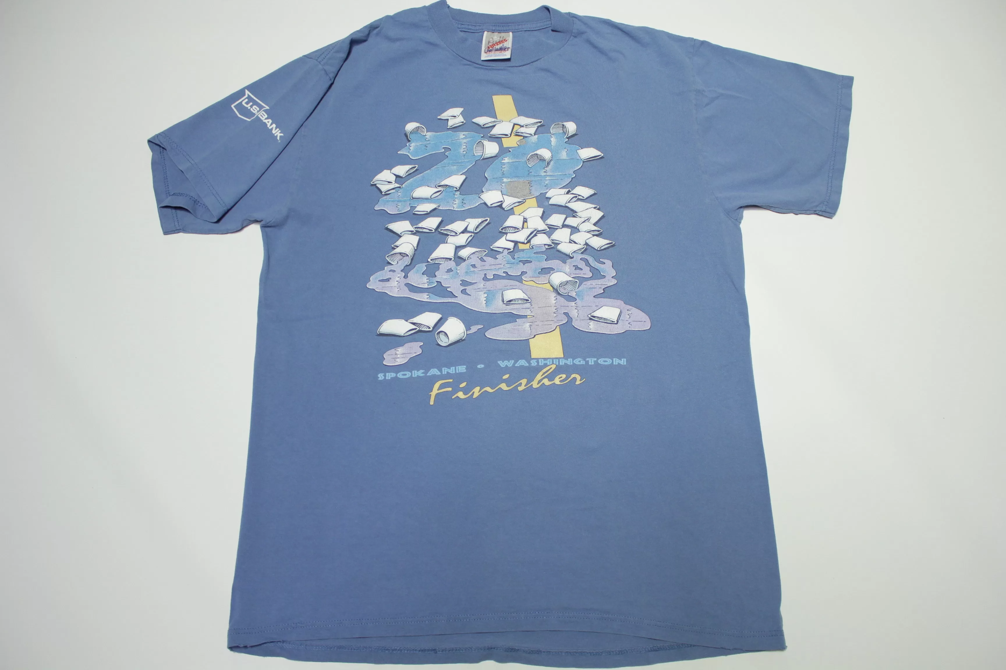 Bloomsday 1996 Vintage 90's Spokane Washington Finisher T-Shirt