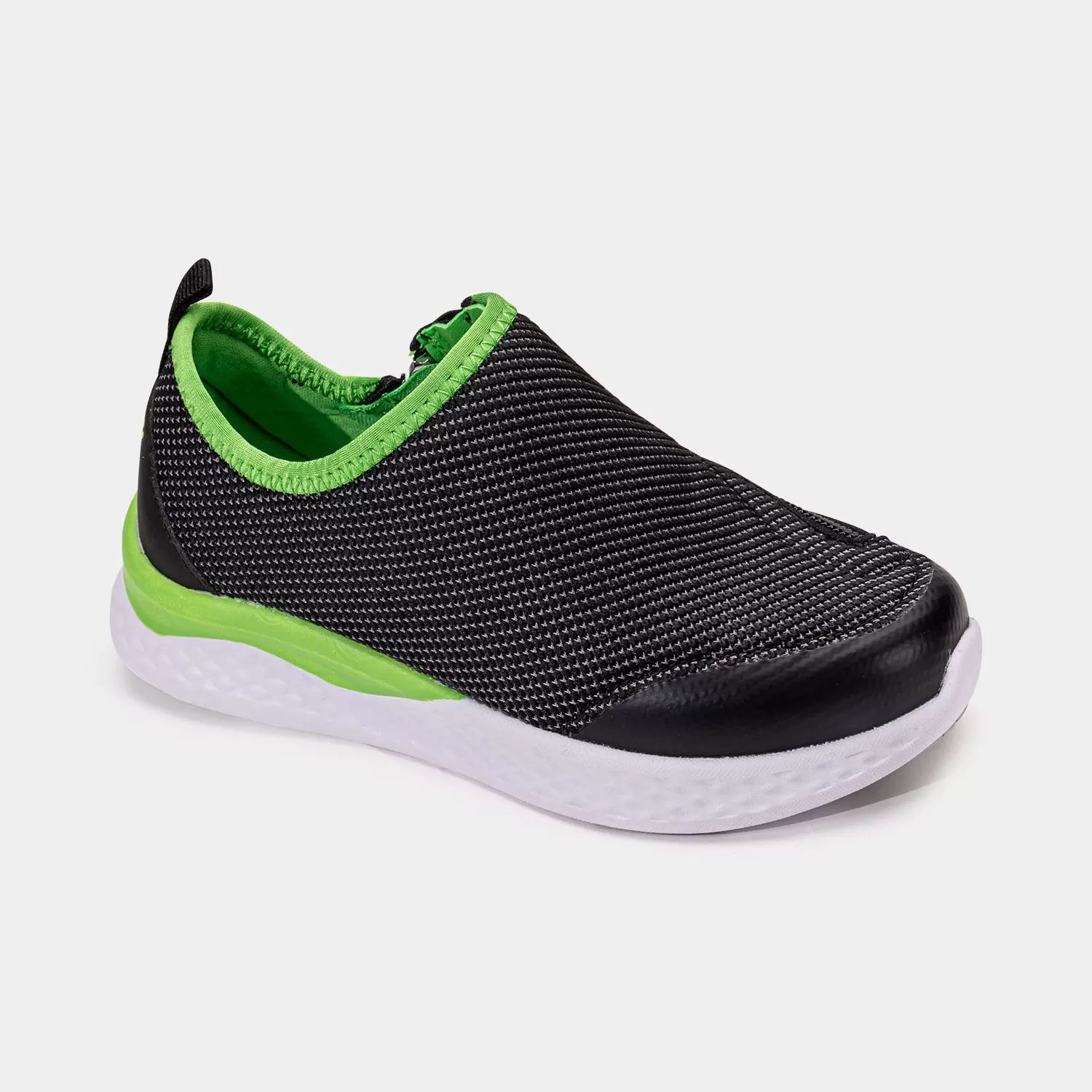 Boy's Lightweight Shoes with Front Zipper Access