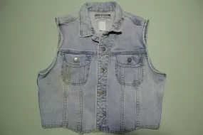 Breaker Vintage Made in USA 80's Stone Washed Denim Jean Jacket Vest