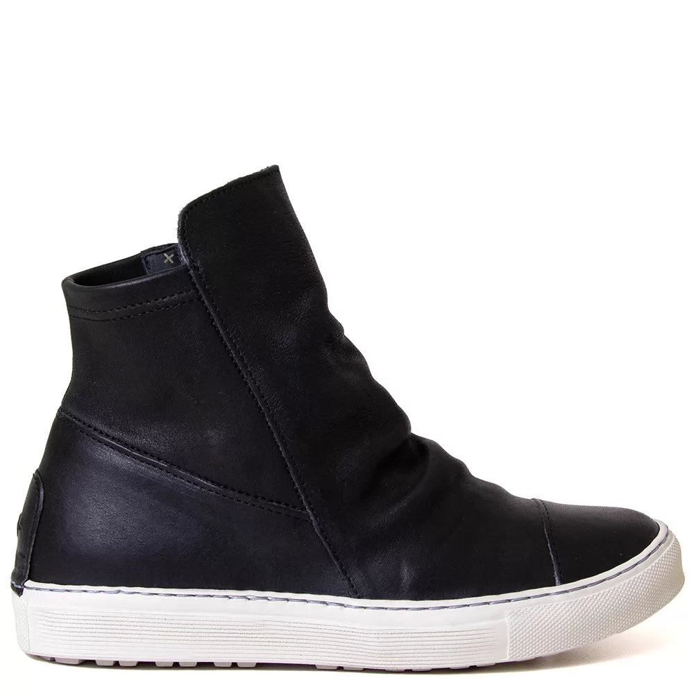 Bret Women's High-Rise Leather Sneaker