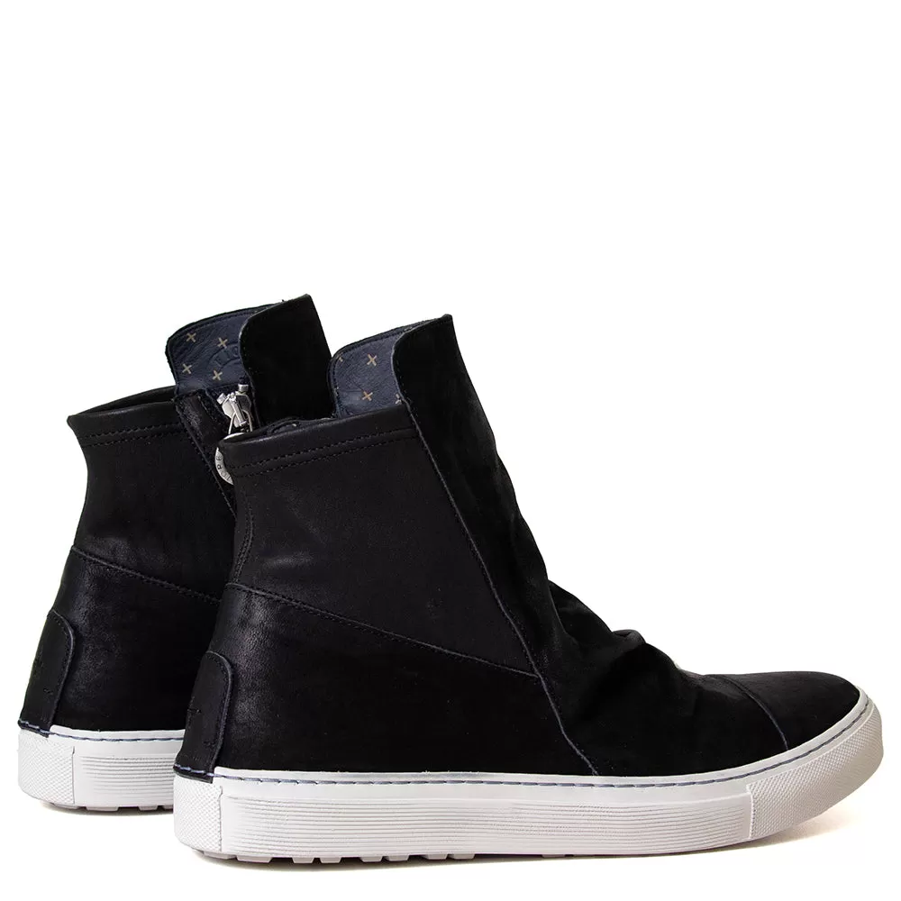 Bret Women's High-Rise Leather Sneaker