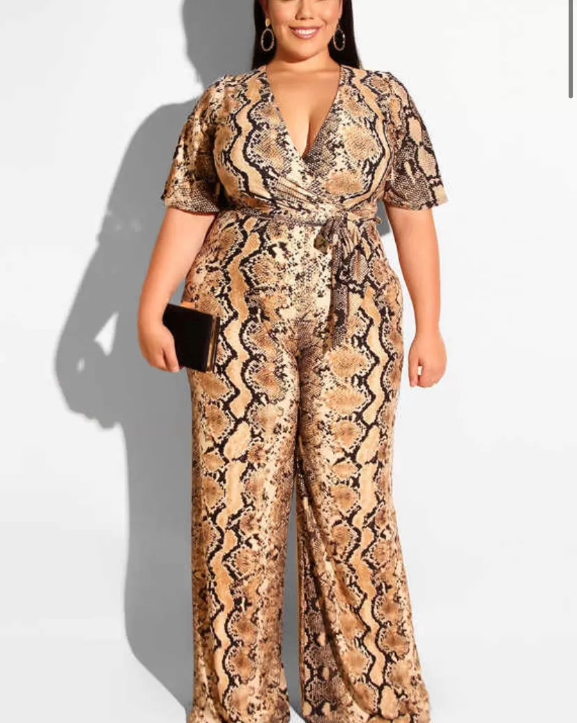 BROWN RACER JUMPSUIT ROMPER