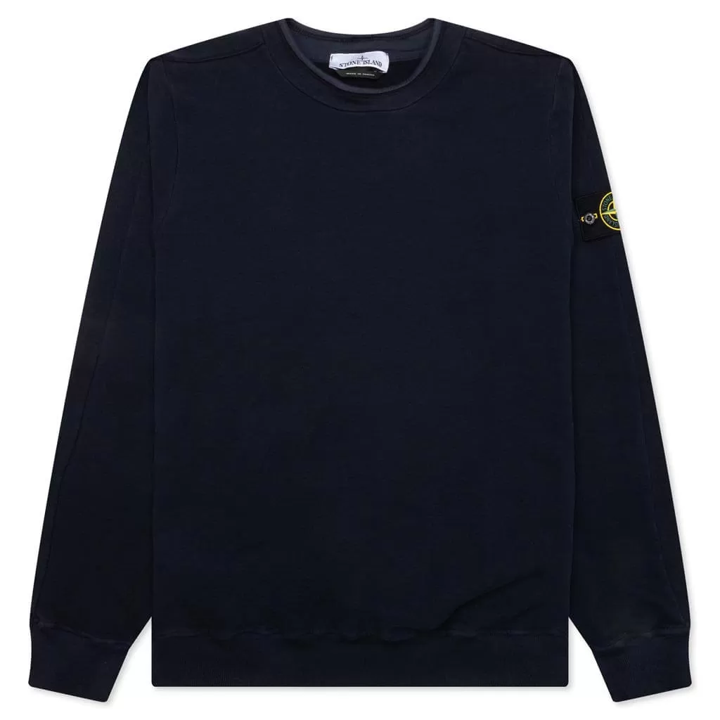 Brushed Sweatshirt - Navy Blue