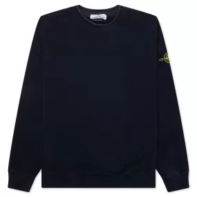 Brushed Sweatshirt - Navy Blue