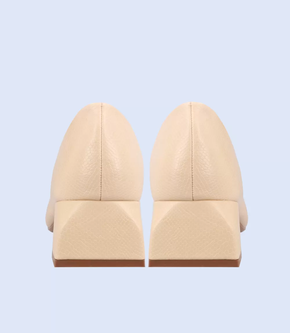 BW8631-BEIGE-Women Casual Court Shoes