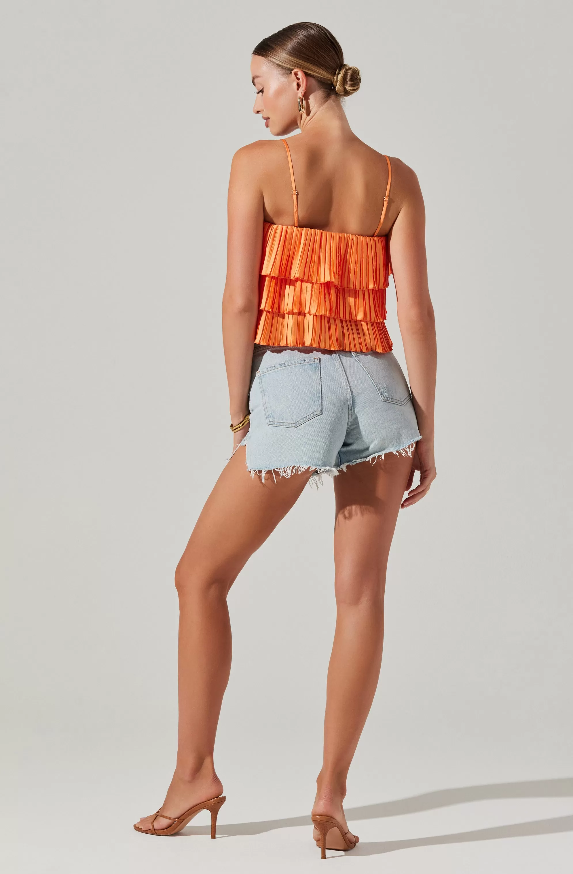 Calita Pleated Tier Sleeveless Top