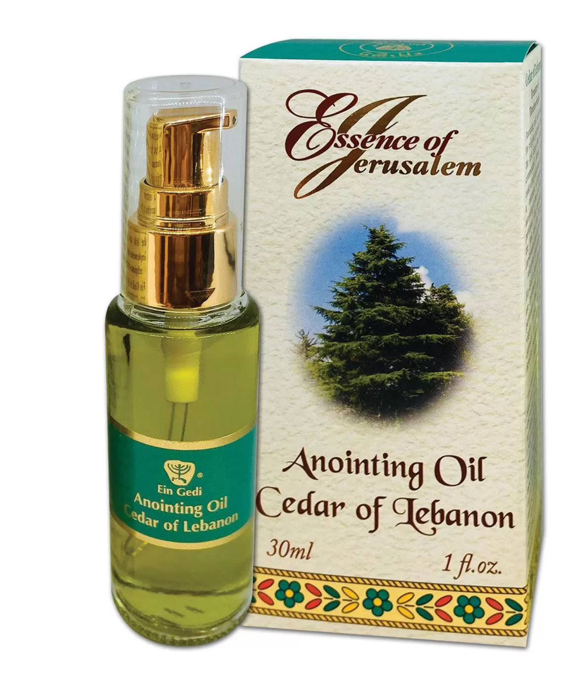 Cedar of Lebanon Essence of Jerusalem Anointing Oil 30ml.