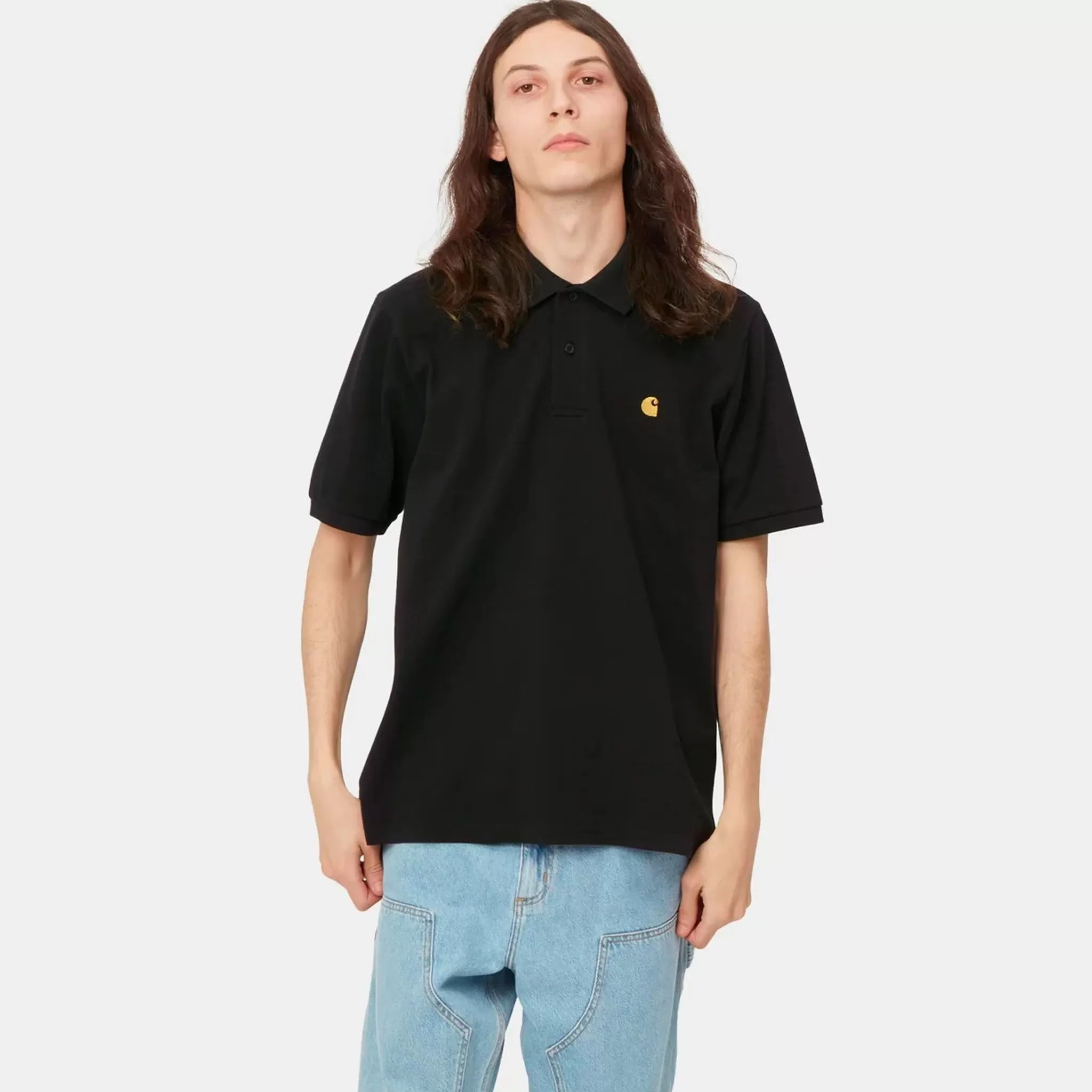 Chase Pique Polo (Black)