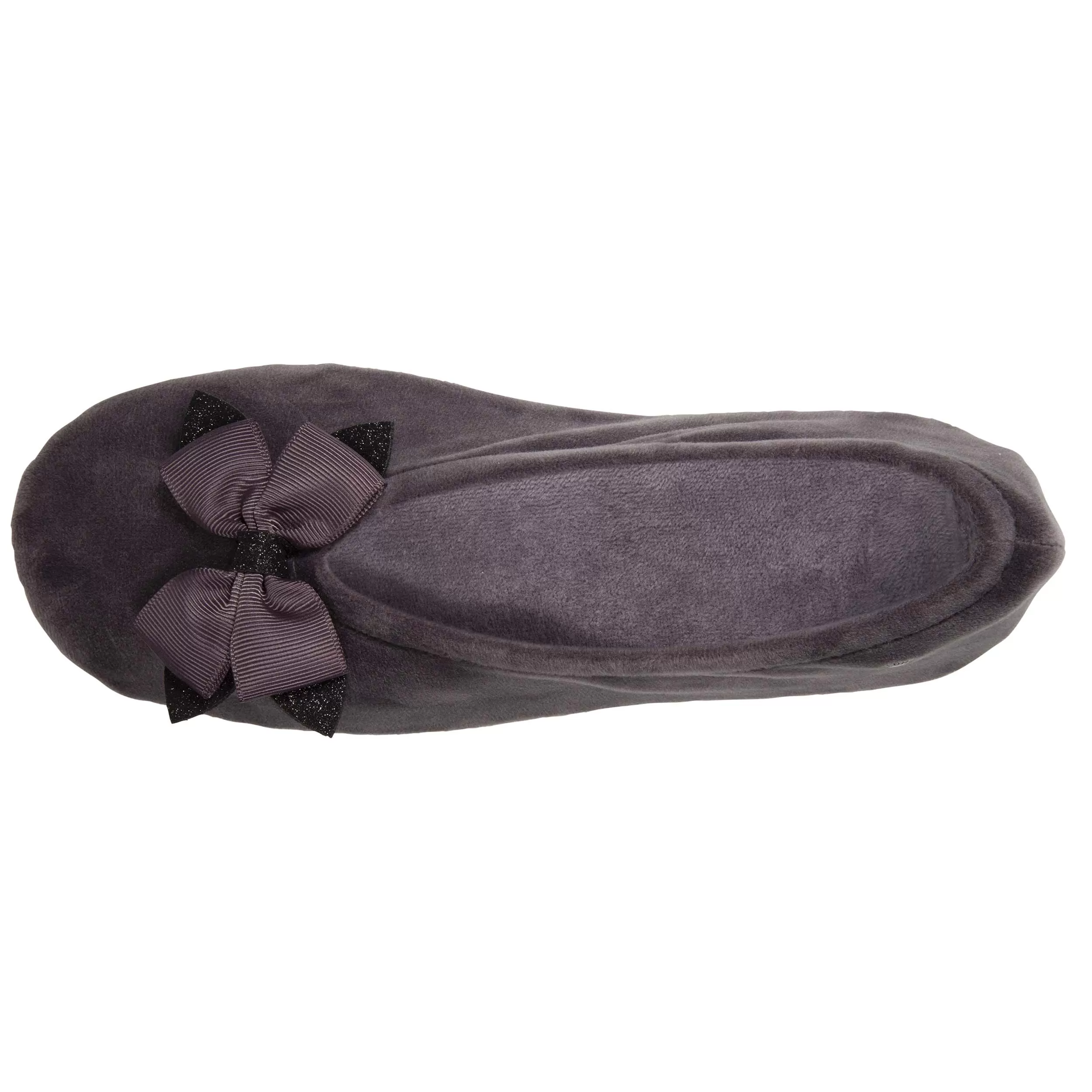 Chaussons ballerines Femme Nud précieux Gris