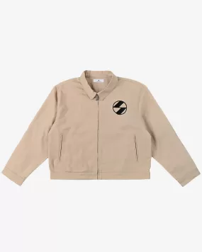 Classic Emblem Work Jacket Ecru