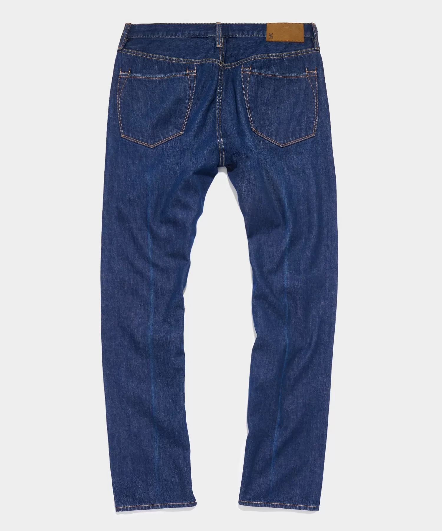 Classic Fit Selvedge Jean in Creased Medium Wash