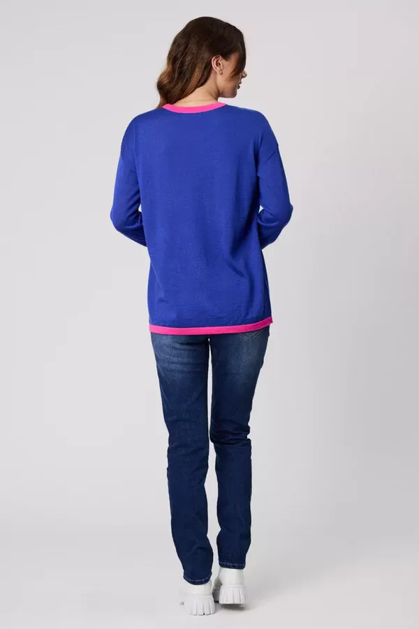 Classified Star Jumper - Cobalt