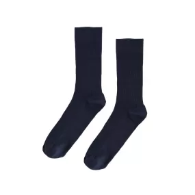 Colorful Classic Sock Navy Blue Mens