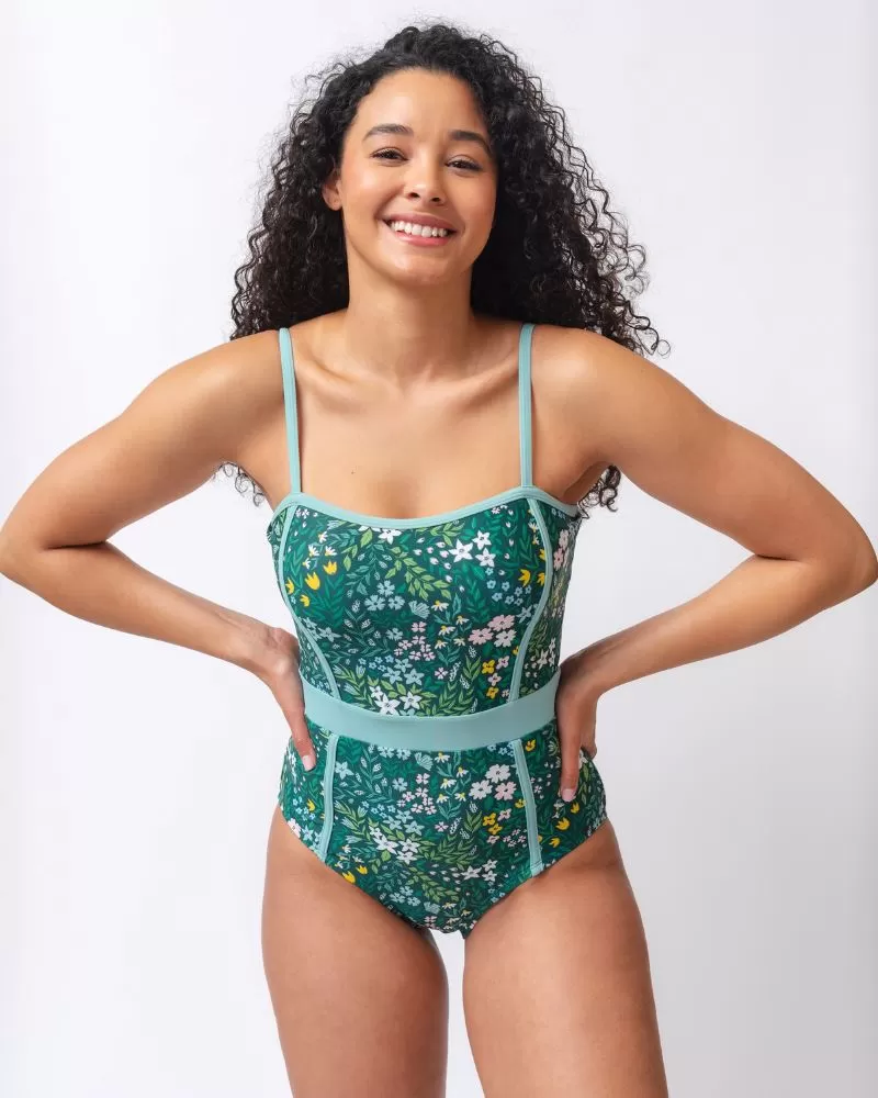 Cottage Floral Classic One-Piece