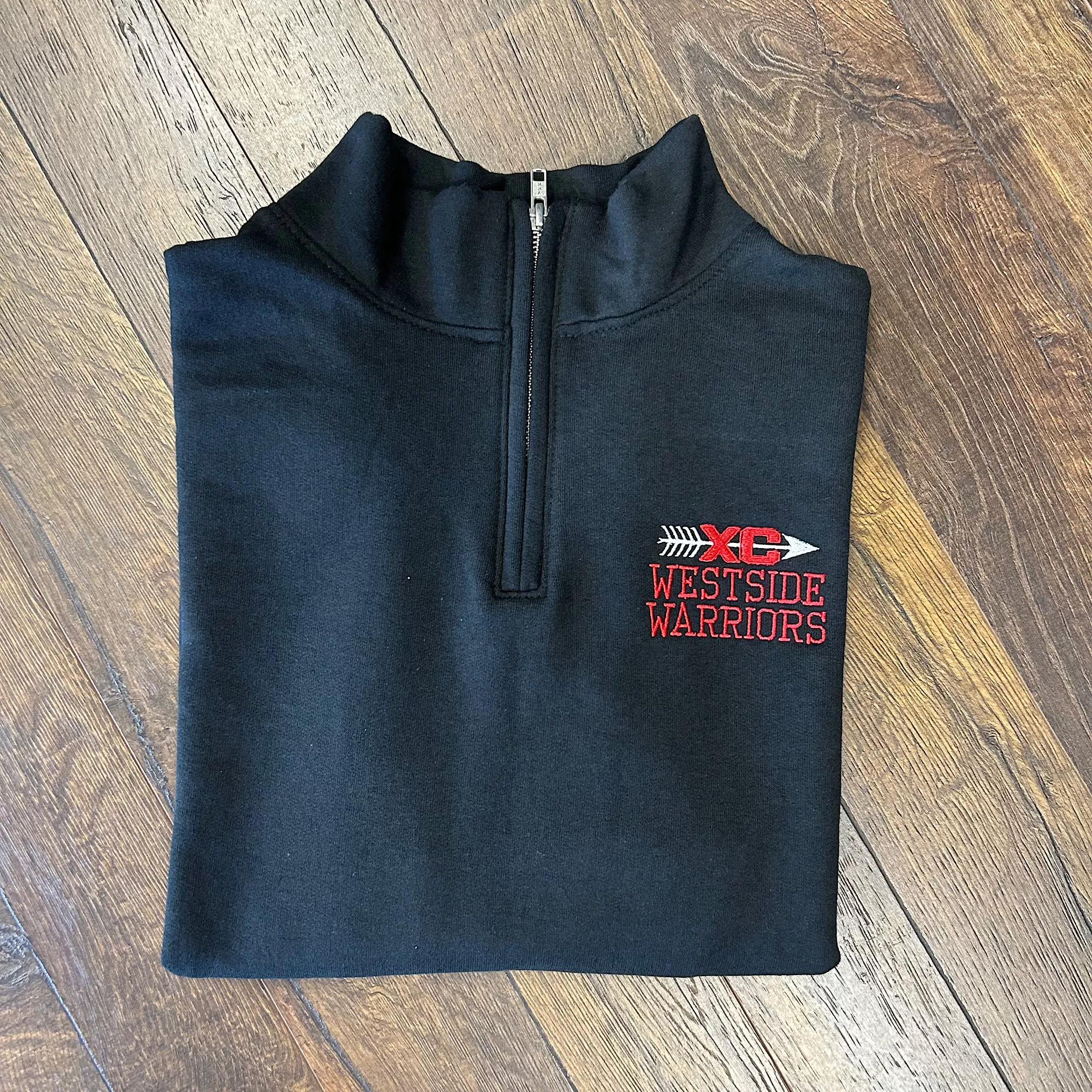 Custom Cross Country School Team Quarter Zip Sweatshirt