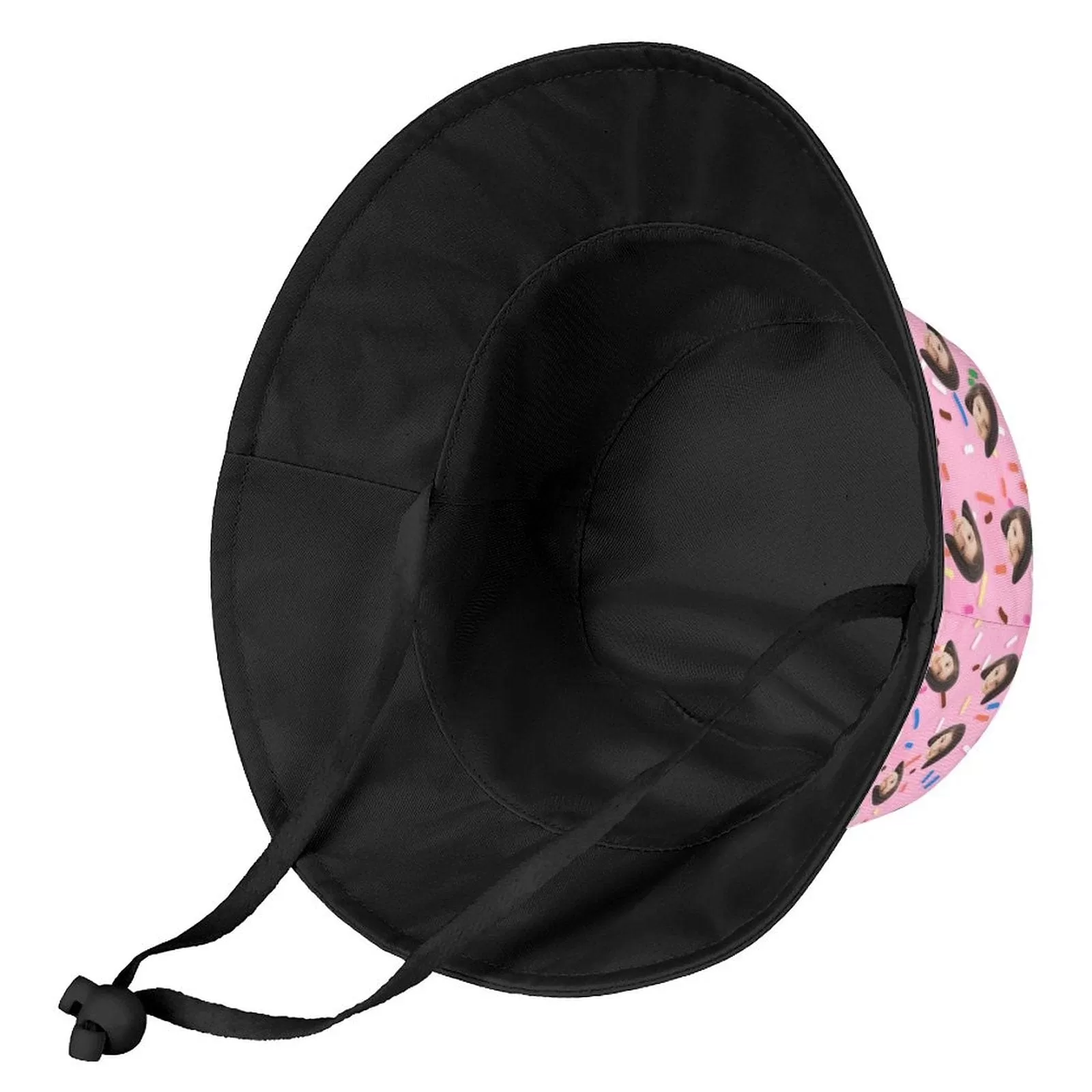 Custom Face Pink Background Kid's Bucket Boonie Hat