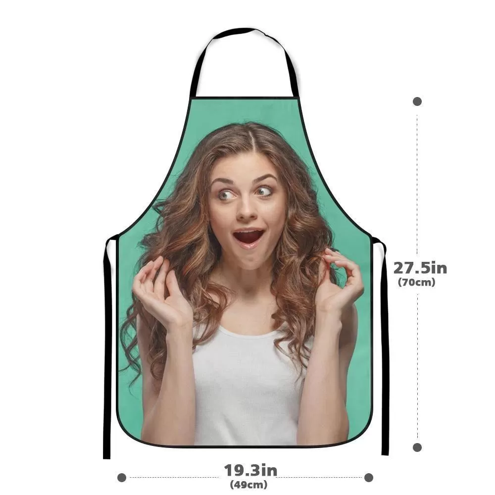 Custom Photo Aprons Personalized Kitchen Cooking Apron