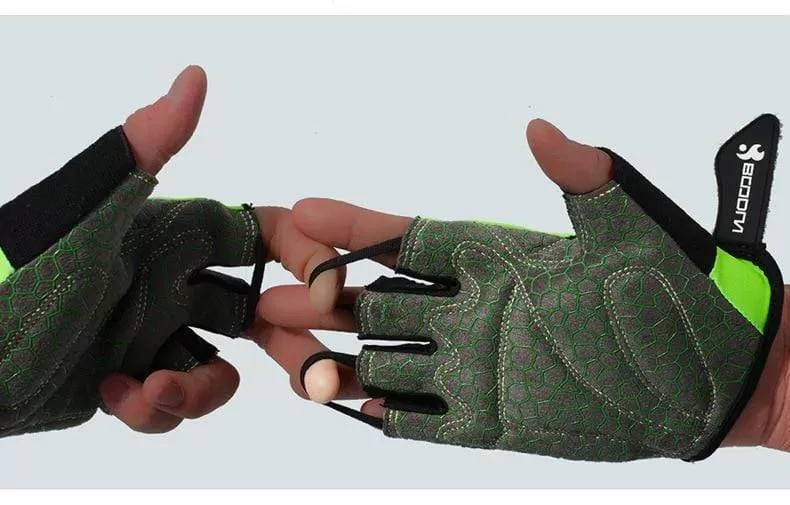 Cycling Anti-slip Anti-sweat Men Women Half Finger cycling Gloves Breathable Anti-shock Sports Gloves Bike Bicycle Glove summer