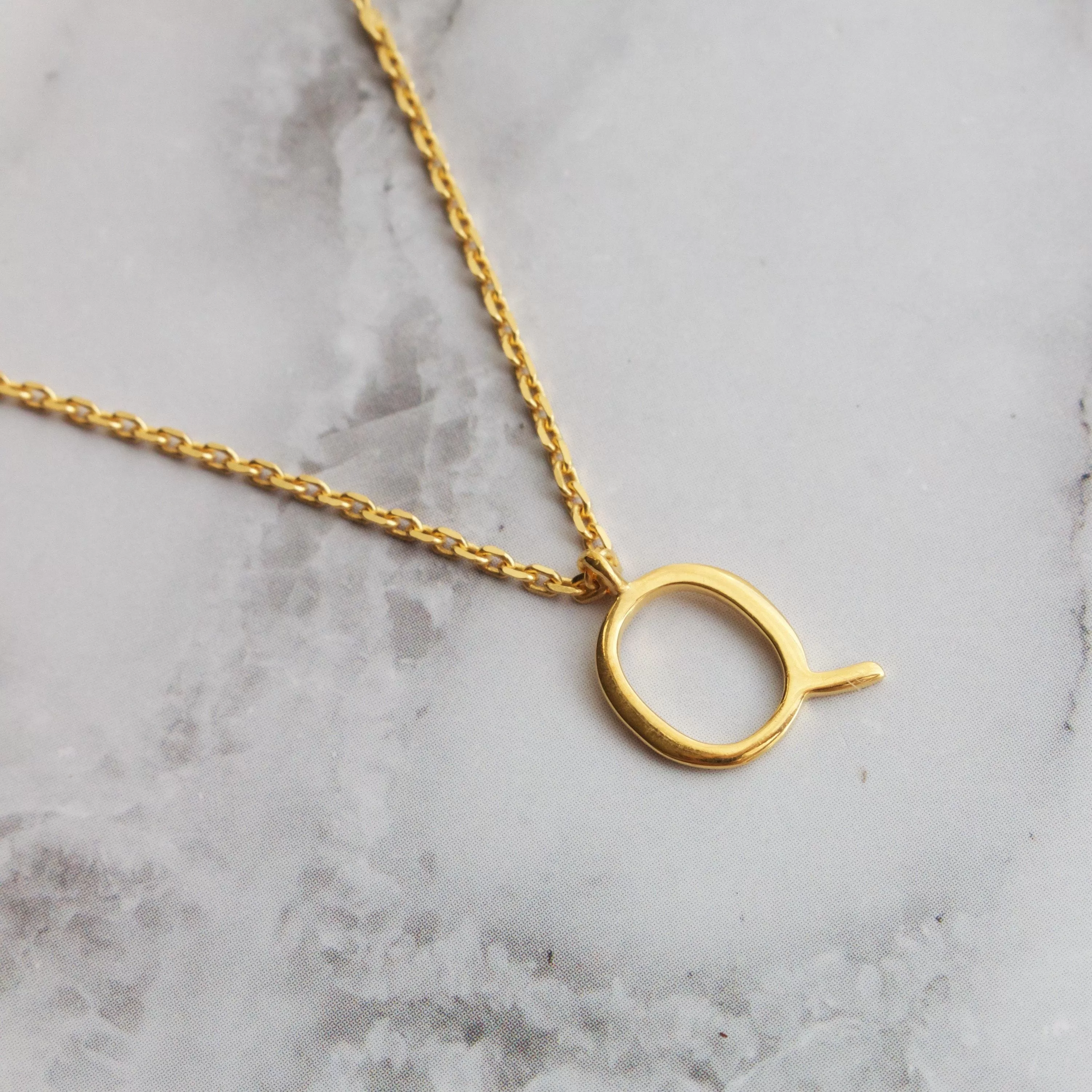 Delicate Initial Necklace