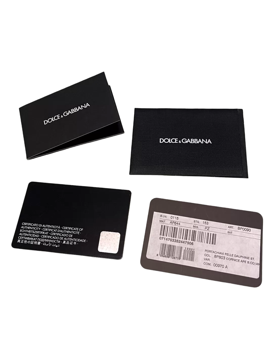 Dolce & Gabbana Leather Wallet With Box