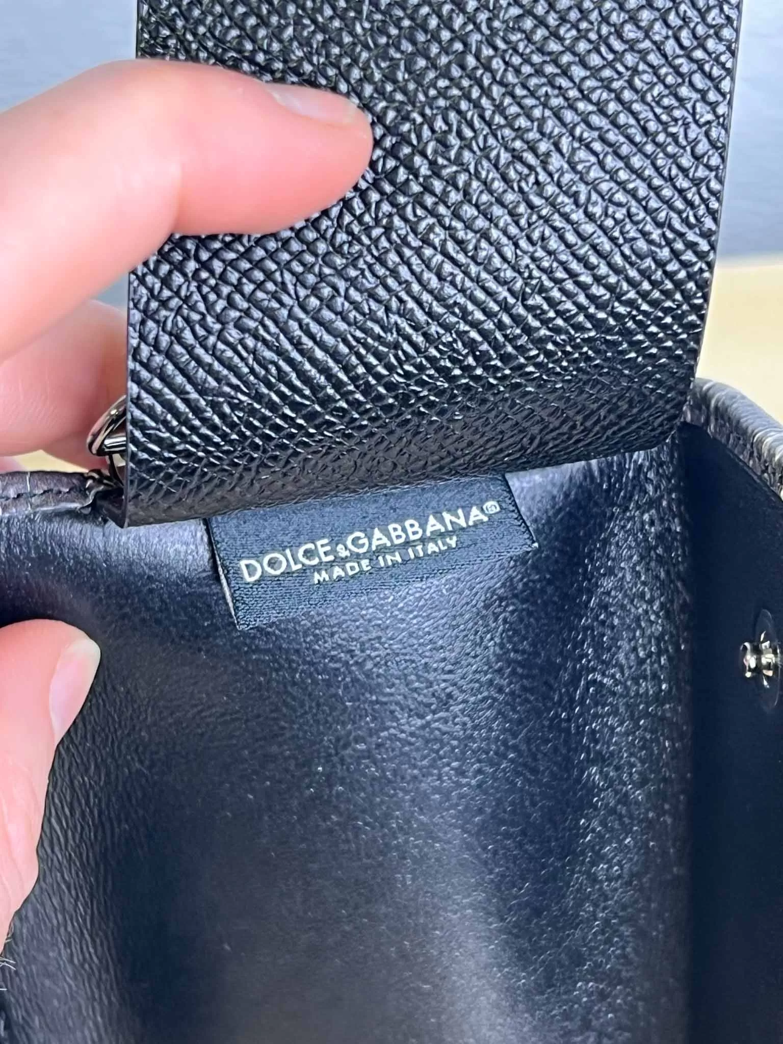 Dolce & Gabbana Leather Wallet With Box