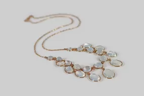 Edwardian Moonstone Fringe Necklace