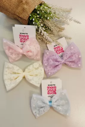 Floral Delight Bow Clip