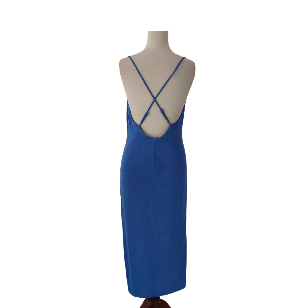 Forever 21 Blue Scoop Neck Dress | Brand New |