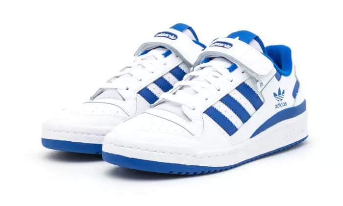 Forum Low White Royal Blue