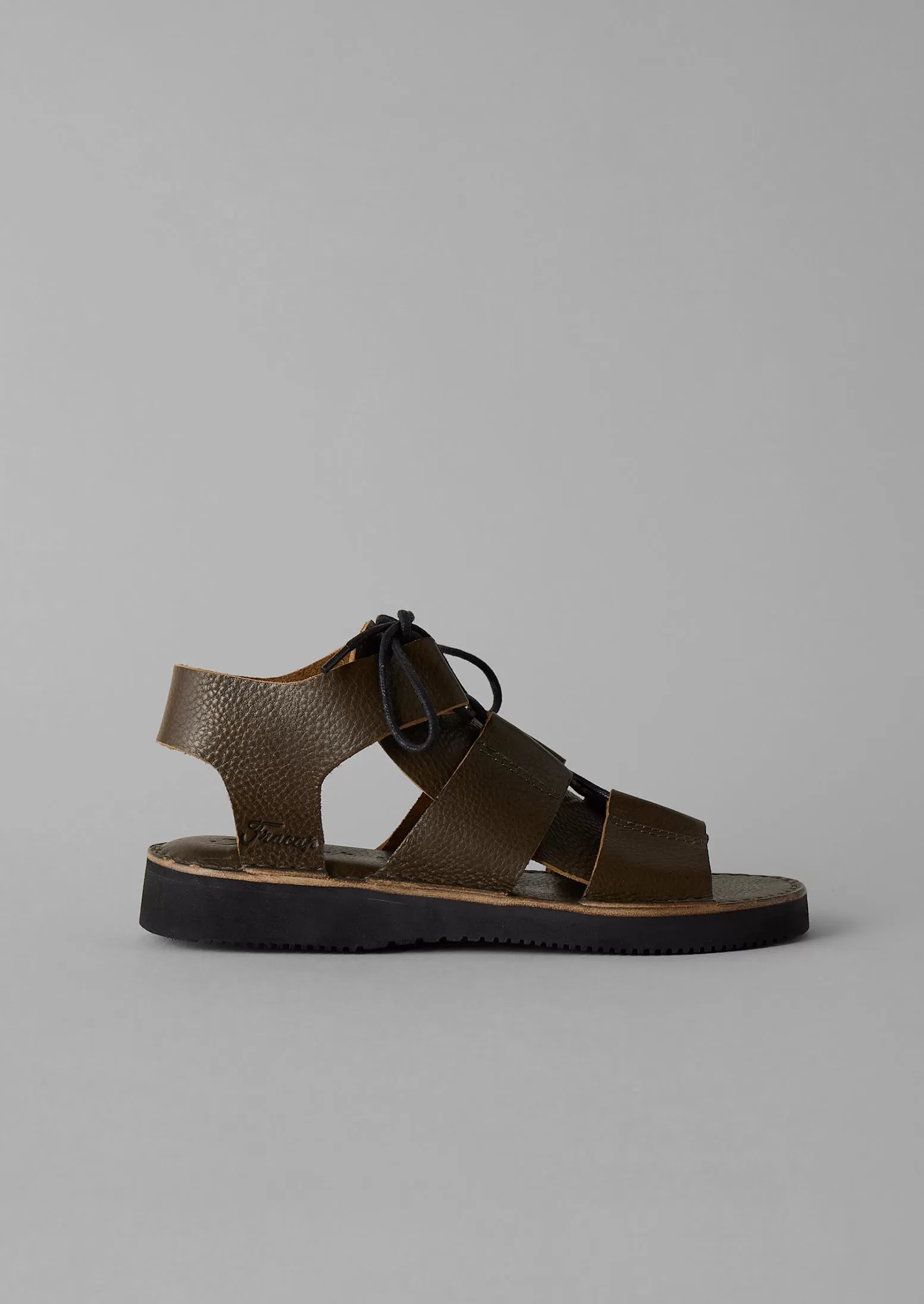 Fracap Lina Leather Sandals | Olive